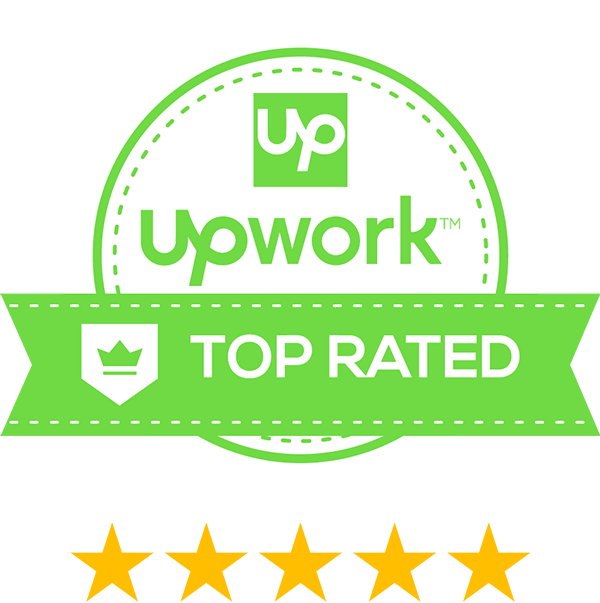 Top Rated — Upwork · 5.0 · 97 reviews